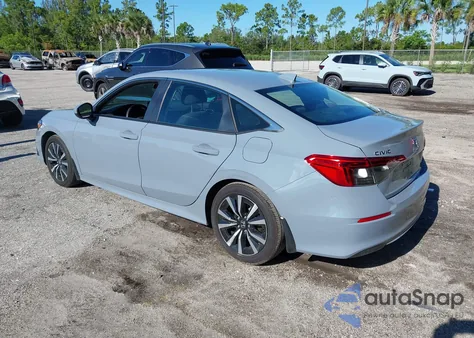 2024 Honda Civic Ex из США, поврежденный, VIN 2HGFE1F71RH336899